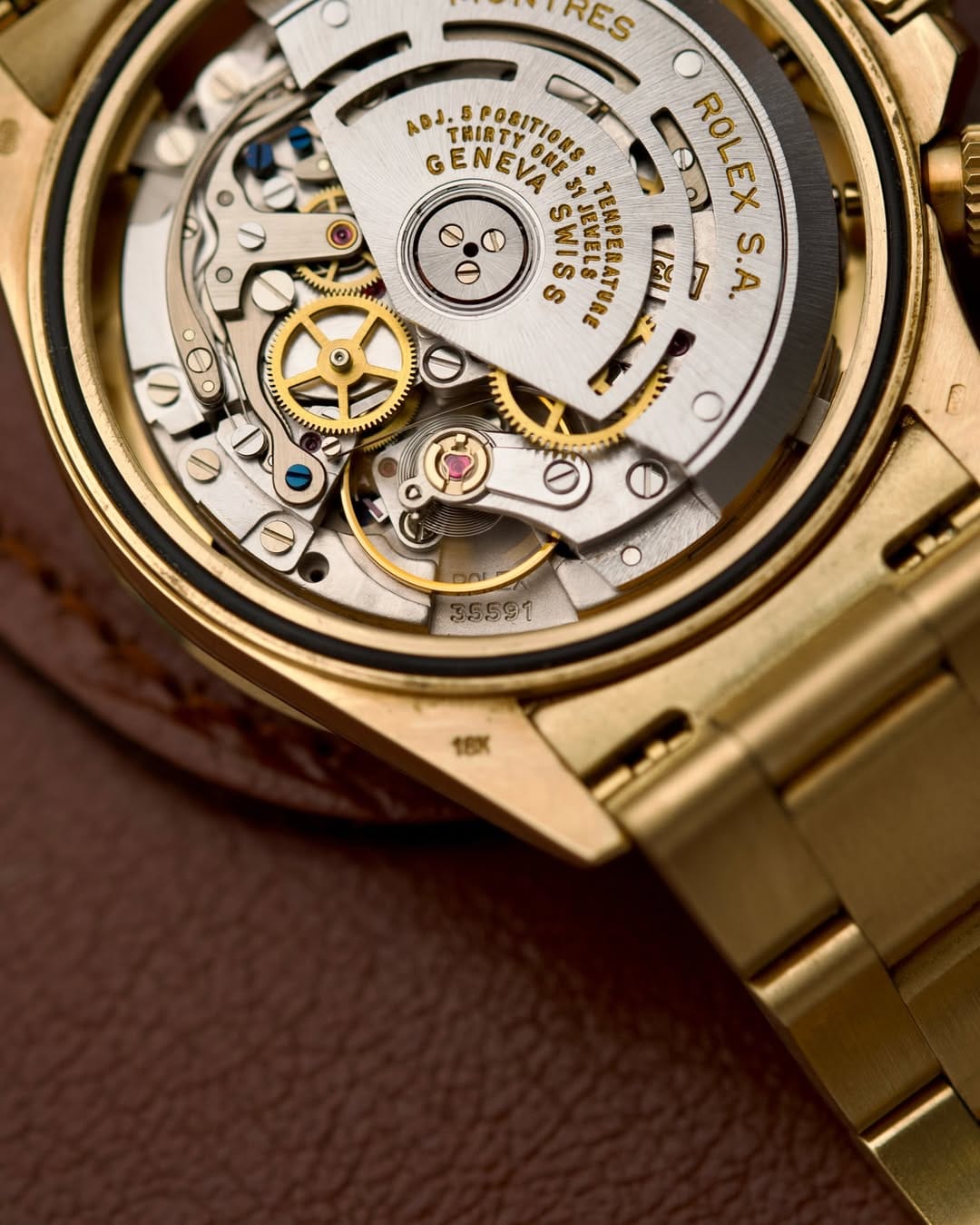 Seriale Rolex Daytona 16528 dettaglio cassa e movimento