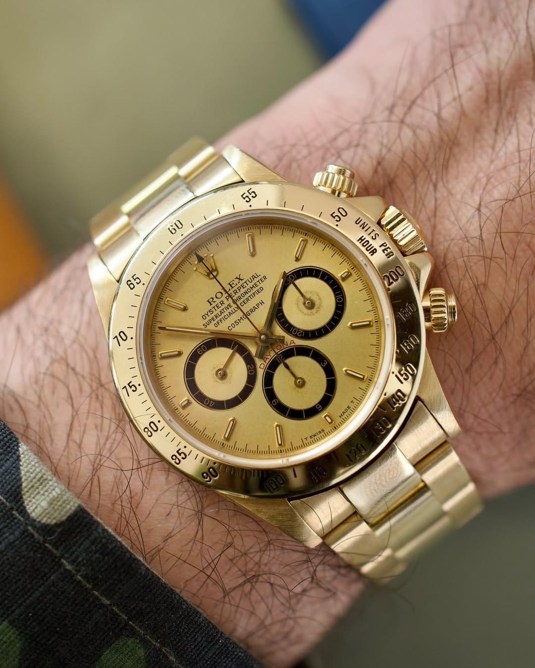 Rolex Daytona 16528 indossato al polso