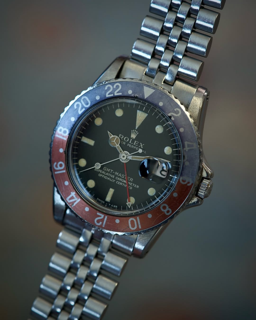 Rolex 1675: Pepsi, varianti e prezzi GMT vintage 2026 1 Rolex GMT 1675 in primo piano