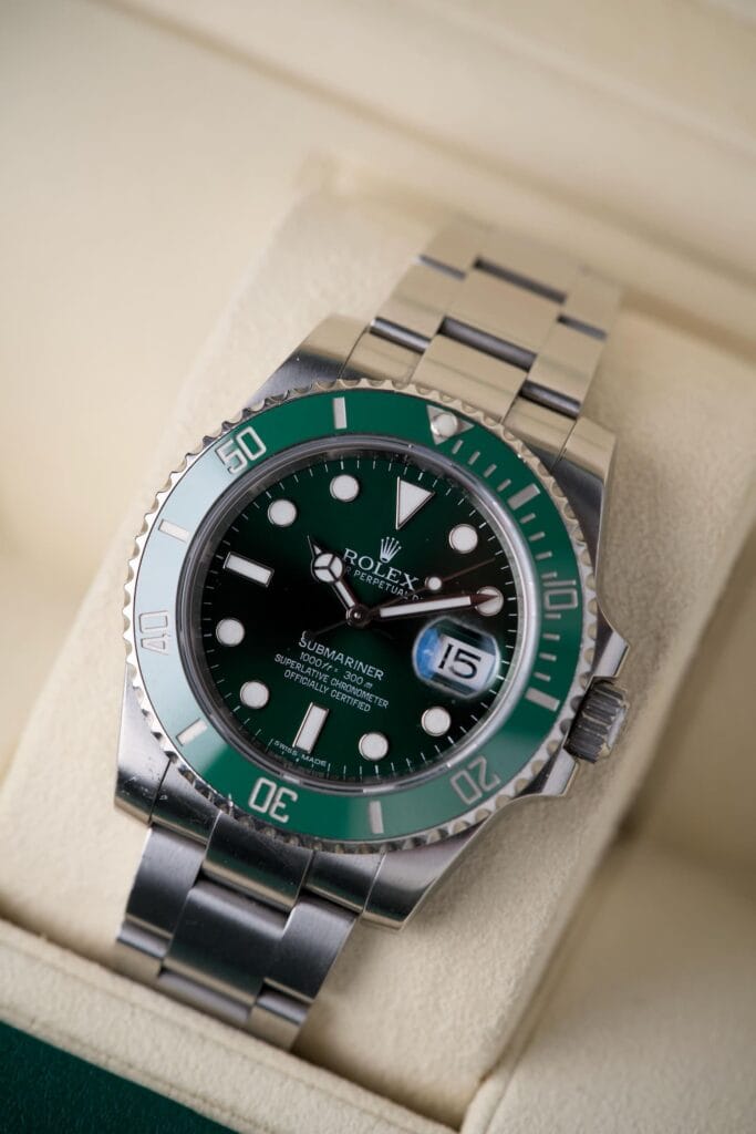 Rolex Hulk con scatola e garanzia