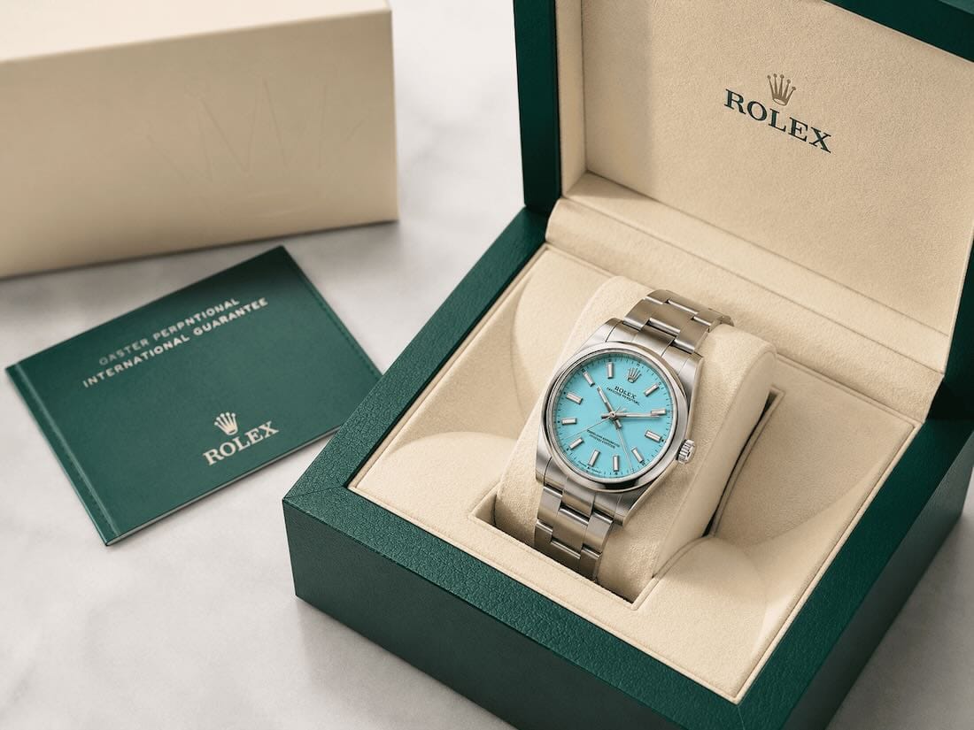 Rolex Oyster Perpetual 41mm 124300 nella scatola originale Rolex