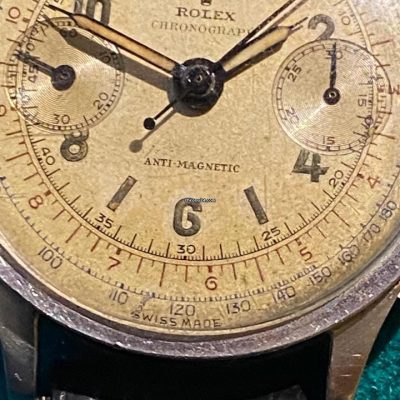 Rolex Chronograph 2508 Antimagnetic dettaglio visto di fronte